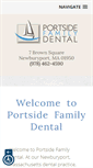 Mobile Screenshot of portsidefamilydental.com
